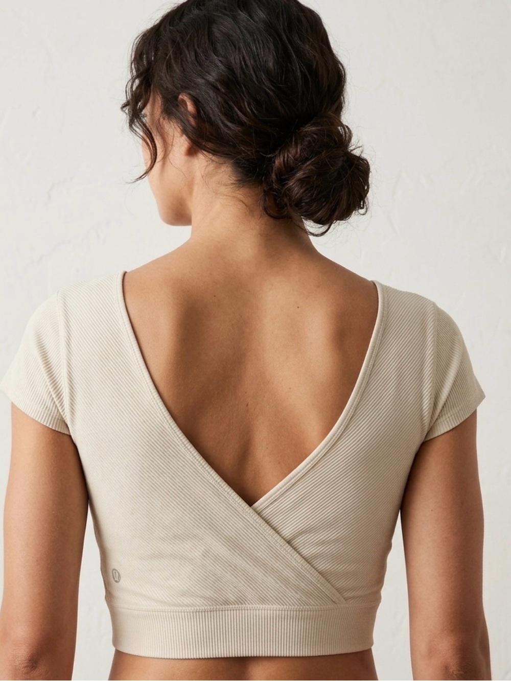 Lululemon Ready to Rise Short Sleeve
Light Ivory